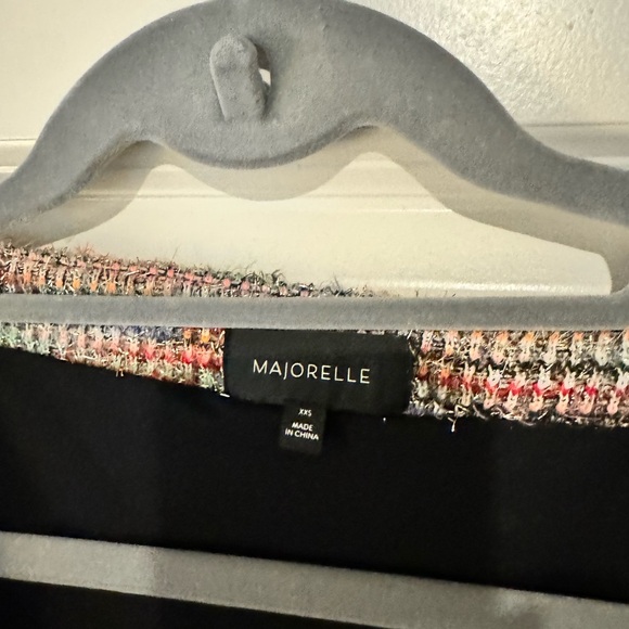 NEW Majorelle Revolve Striped Mini Wrap Dress Rainbow Sparkle Size XXS NWOT - Picture 7 of 8